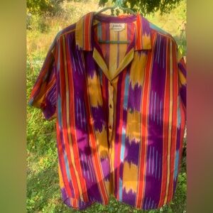 Jean Pierre Multicolor Striped Men's Shirt